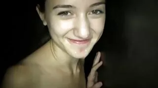 Jauniklį su modelio išvaizda turi doggy style lytis